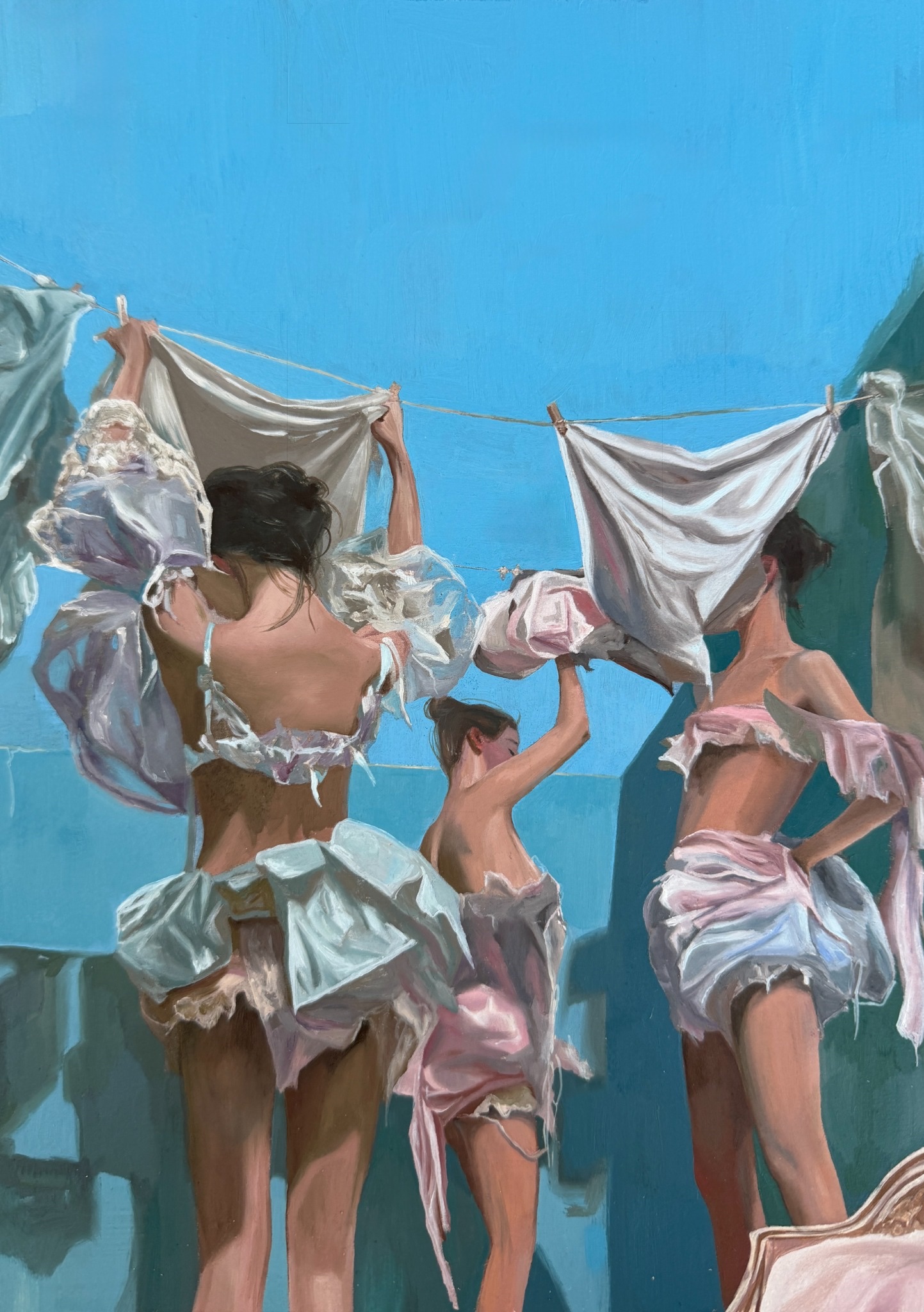 By the Clothesline from the Second Skin series